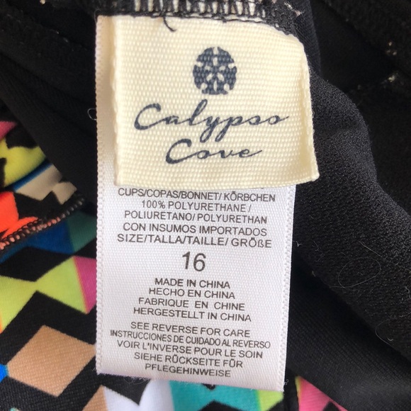 Calypso Cove Tummy control slimming one piece Swim Suit - Picture 15 of 15